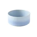 Minimalist light blue gradient ceramic pet bowl with a stylish cylindrical design - Small / Straight Bowl Gradient Blue