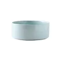 Minimalist light blue ceramic pet bowl with a high-gloss glazed finish for easy cleaning - Small / Straight-sided Bowl With A Glossy Light Blue Finish