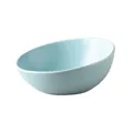 Matte hellblaue Keramik-Futternapf mit ergonomischem Design für Katzen und Hunde - Mattes Blau