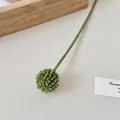 Künstliche grüne Trommelstock Blume mit weißen Details für DIY-Blumenarrangements - Grün