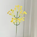 Branche de gypsophile artificielle jaune pour décoration de mariage et intérieur - Jaune