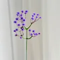 Artificial purple Gypsophila flower stem for home wedding decoration and DIY floral arrangement - Purple