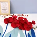 Ramo di orchidea phalaenopsis rossa artificiale a 8 teste per decoro matrimonio - Rosso Brillante di Primavera