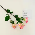 Ramo di gelsomino rosa artificiale con petali sfumati e boccioli per decorazioni - Rosa