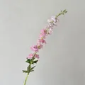 Pink delphinium artificial flower with green stem for elegant home decor and weddings - Deep Pink