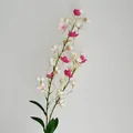Künstlicher Maiglöckchenzweig mit weiß-rosa Seidenblüten für die Dekoration - Rosa