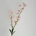 Künstlicher Maiglöckchenzweig mit rosa-weißen Blütenblättern für die Heimdekoration - Hellrosa