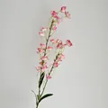 Künstlicher Maiglöckchenzweig mit rosa Farbverlauf für die stilvolle Heimdekoration - Dunkelrosa