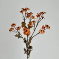 Vintage oranje madeliefje kunstmatige zijden bloem boeket voor herfst decor - Oranje
