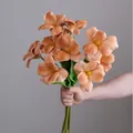 Ramo de tulipanes de PU color albaricoque para decoración de hogar y bodas - Caramelo