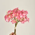 Kunstmatig jasmijnboeket in roze en wit verloop met touwbundel voor huisdecoratie - Rozerood