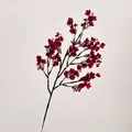 Artificial deep rose pink silk baby's breath flower bunch for home decor - Dark Red