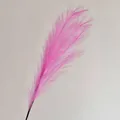 Vibrant pink artificial reed flower with 7 branches for wedding decor and photography - Pink