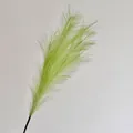 Herbe de la pampa artificielle vert clair à 7 branches pour décor de mariage - Vert