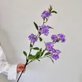 Artificial Monet garden purple flower branch for home decor and photography props - Purple