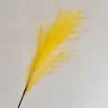Herbe de pampa artificielle jaune à texture plumeuse pour décoration de mariage - Light jaune