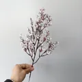 Artificial silver sequin flower branch for wedding decor and home floral arrangement - Silver