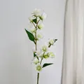 Ramo di fiori di mughetto bianco artificiale con stelo lungo per la decorazione del tavolo - Bianco