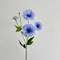 Artificial Persian Buttercup flower branch in gradient blue for elegant home decor - Blue