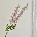 Artificial long-stem purple delphinium flower for home decor and wedding arrangement - Light Purple