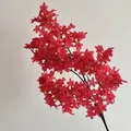 Artificial red cherry blossom branch for luxury home decor and wedding ceiling decorations - Red