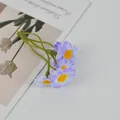 Fleurs de marguerites artificielles violet clair en soie pour artisanat et décoration - Mauve Clair
