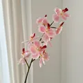 Pink 3D printed butterfly orchid branch with silk texture for home decor - Light Pink