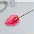 Fiore di anthurium rosa artificiale stampato in 3D per matrimoni e decorazioni per la casa - Rosa Pesca