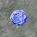Blaue und lila künstliche Rosenköpfe aus Seide für DIY-Hochzeitsdekorationen - Blau und Violett