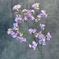 Artificial purple daphne flower branch with realistic gradient petals for home decor - Purple