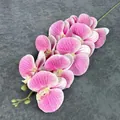 Kunstmatige vlinderorchidee tak in roze en wit verloop met fijne nerven - Pink White Gradient (No.14)
