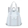 Hellblauer wasserfester Nylon-Rucksack mit praktischem Multi-Taschen-Design - Himmelblau
