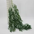 Plante de saule suspendue artificielle pour décor mural et décoration de plafond mariage - Vert