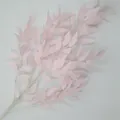 Single pink willow leaf branch artificial plant for wedding and home interior decoration - Pink
