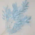 Artificial light blue willow leaf branch for minimalist home and wedding decor - Blue
