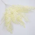 Artificial locust leaves branch in cream yellow for floral wedding arrangements - Champagne