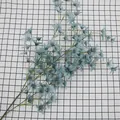 Blue-grey artificial Oncidium dancing orchid stem for vintage home floral arrangement - Dusty Blue