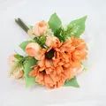Kunstboeket met zonnebloem en rozen voor decoratie van huis en bruiloften - Champagne Oranje