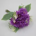 Artificial African daisy bouquet in deep purple for home and wedding flower decoration - Purple