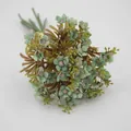 Artificial oil painting style hydrangea bouquet in light green and purple tones - Autumn Blue