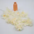 Rama de flor de cerezo artificial blanca y naranja para decoración de techos de boda - Champaña