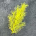 Hoja de caña artificial en amarillo fluorescente para bodas y decoración hogar - 7 puntas / Amarillo