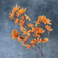 Artificial orange lily floral bouquet with realistic petals for wedding decoration - Orange