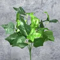 Artificial 7-fork green ivy bush with realistic leaf texture for indoor and outdoor decor - Design No.10