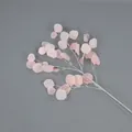 Künstliche Eukalyptusblätter in Zartrosa mit realistischer Textur für Hochzeitsdeko - Rosa