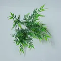 Rama de hojas de bambú verde artificial para decoración del hogar en plástico fiel - Hoja de Sauce