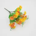 Kunstmatig boeket dansende orchideeën in geel en oranje voor huis- en bruiloftsdecor - Oranje