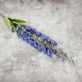 Artificial blue delphinium silk flower stem for home and wedding floral decoration - Deep Blue