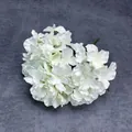 Realistic white hydrangea artificial flower bouquet for wedding and home decoration - New White Without Leaves