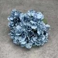 Realistic vintage blue faux hydrangea bunch for home decor and wedding arrangement - New Haze Blue Without Leaves